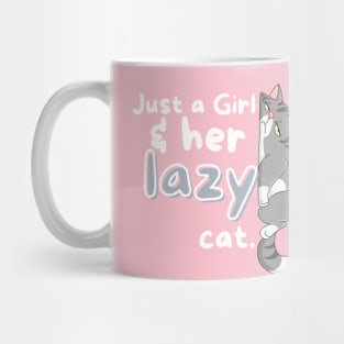 Just a Girl and her Cat Mug